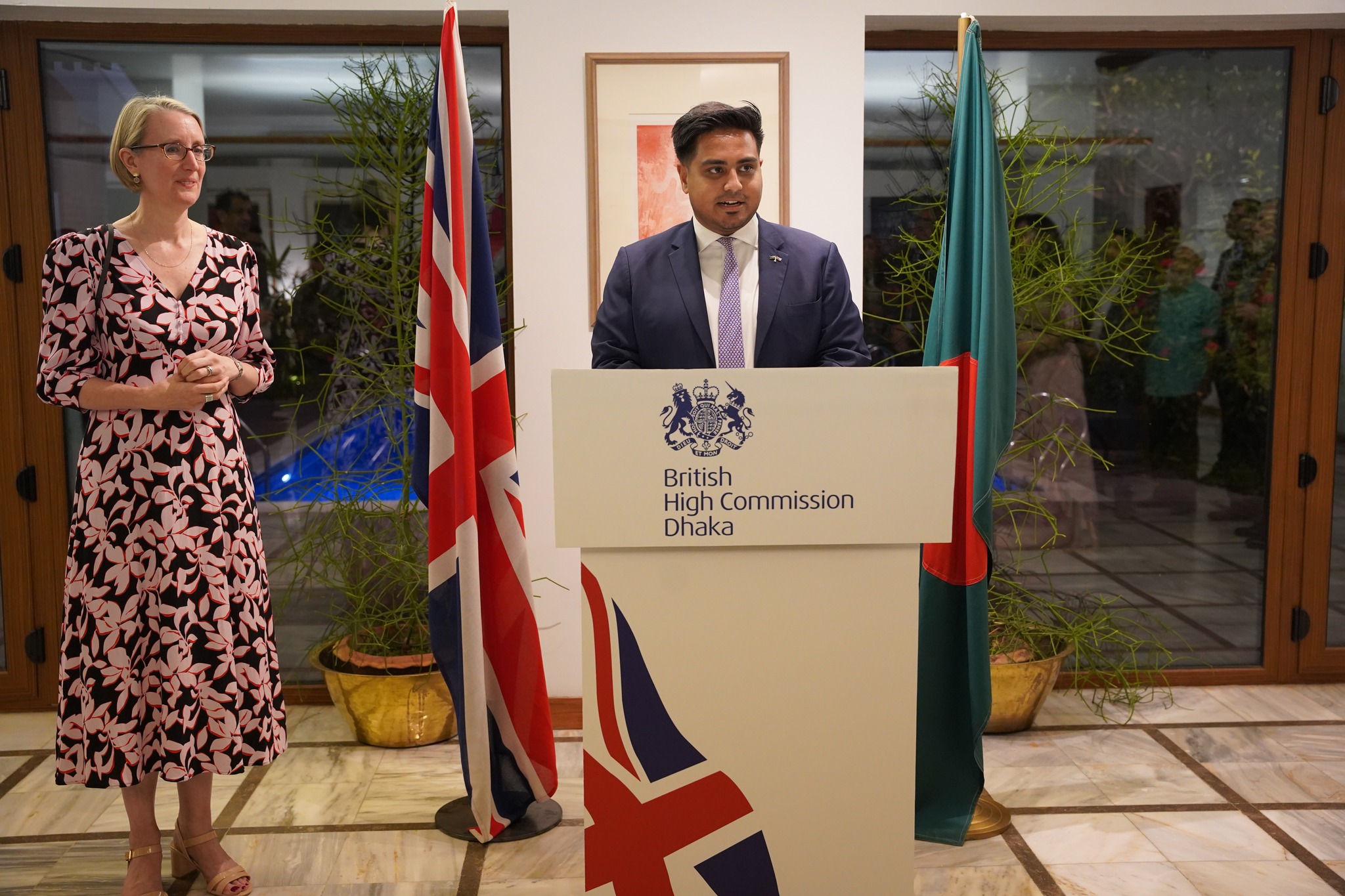 Sarah Cooke listening to members